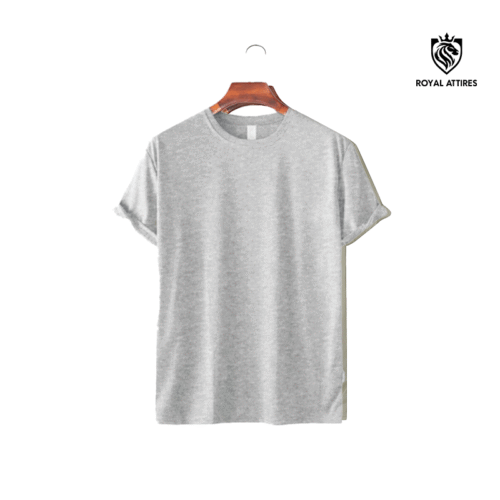 Mens Premium Blank T-shirt - Gray Melange
